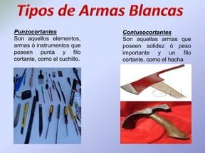 ¿Por qué se llama arma blanca?