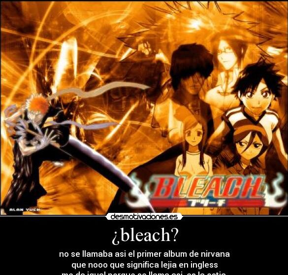 ¿Por qué se llama Bleach? ¿Por qué se llama Bleach?