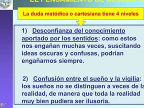 ¿Por qué se llama duda metódica? ¿Por qué se llama duda metódica?