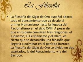 ¿Por qué se llama el siglo de oro? ¿Por qué se llama el siglo de oro?