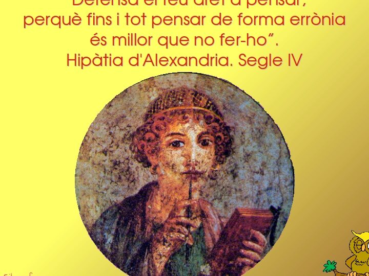 ¿Por qué se llama Hipatía de Alejandría? ¿Por qué se llama Hipatía de Alejandría?