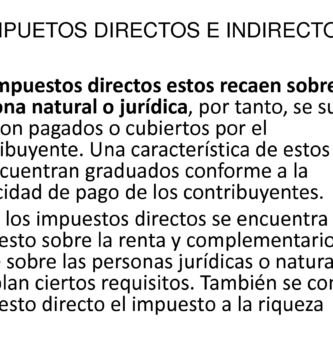 ¿Por qué se llama indirecto a un impuesto indirecto?
