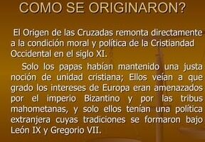 ¿Por qué se llaman las cruzadas? ¿Por qué se llaman las cruzadas?