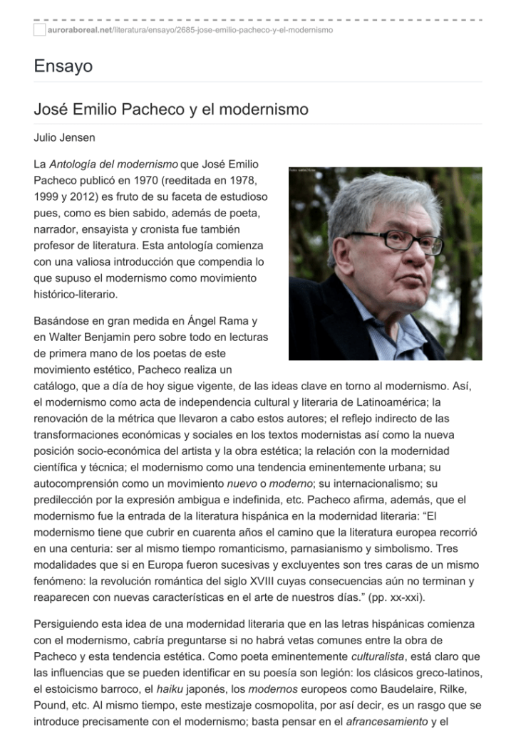 ¿Por qué se llama modernismo?