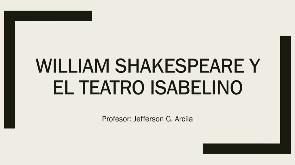¿Por qué se llama teatro isabelino? ¿Por qué se llama teatro isabelino?