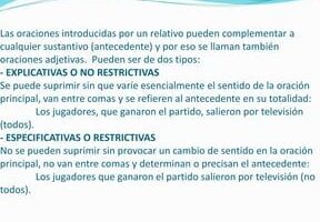 ¿Por qué se llaman adjetivas o de relativo? ¿Por qué se llaman adjetivas o de relativo?
